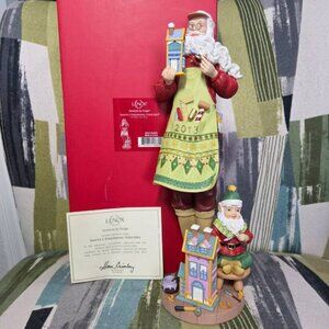 Lenox 2013 Santa's Finishing Touches Pencil Santa Figurine Christmas Decor #A